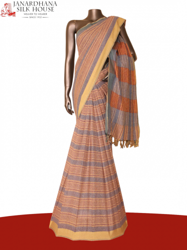 Handloom Pure Tussar Silk Saree